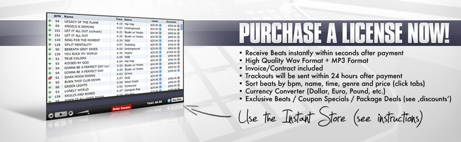 PURCHASE BEATS INSTANTLY